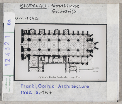 Vorschaubild Breslau (Wrocław): Sandkirche, Grundriss 